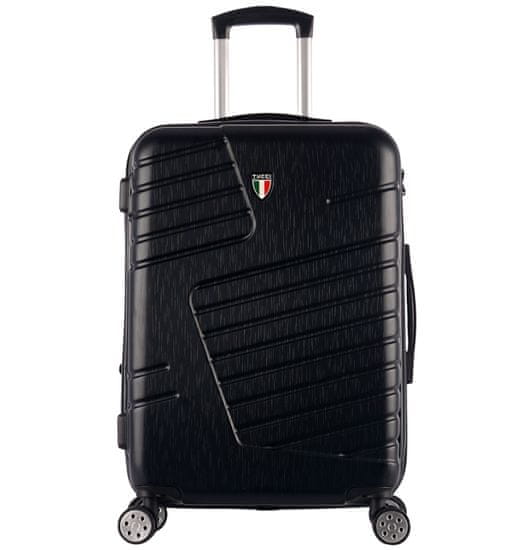 Cestovní kufr TUCCI Boschetti T-0278/3-M ABS - černá