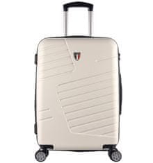 Cestovní kufr TUCCI Boschetti T-0278/3-M ABS - bílá