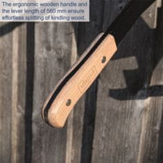 Scheppach Nástěnný ruční štípač na dřevo