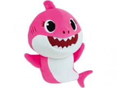 GGV Plyšový žralok Baby Shark, 21 cm, růžová