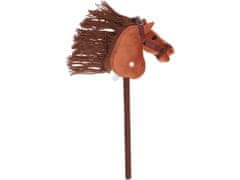GGV Hobby Horse Kůň na tyči se zvuky hnědobílá