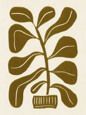 Pelcasa Linocut Houseplant 2 - 50x70 cm 