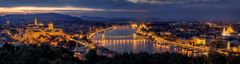 Pelcasa Panorama Of Budapest - 50x70 cm 