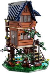 Cada Cada C66004W stavebnice Four Seasons Tree House 1155 prvků LED světlo.