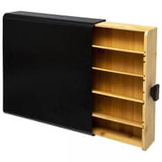 Dekorstyle Box Modern na kávové kapsle černý
