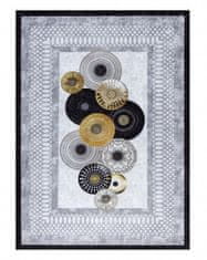 Dywany Łuszczów Kusový koberec Miro 51130.807 Circles grey 80x150