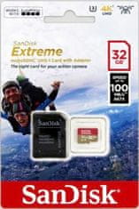 SanDisk SanDisk Extreme 32GB microSDHC / CL10 / A1 / UHS-I V30 / 100mb/s / vč. adaptéru