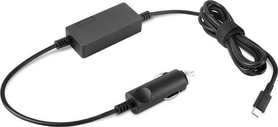 Lenovo Lenovo auto adapter, 65W USB-C DC Travel