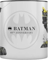 CurePink Keramický hrnek DC Comics|Batman: 80th Anniversary (objem 315 ml)