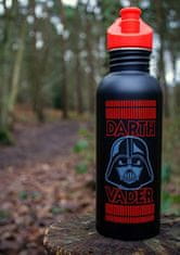 CurePink Nerezová outdoor láhev na pití Star Wars|Hvězdné války: Vader (objem 700 ml)
