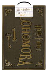 OEM Gumová rohožka Harry Potter: Alohomora (60 x 40 cm) hnědá