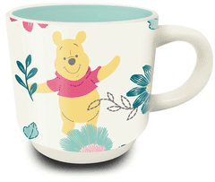 CurePink Keramické hrnky Disney|Winnie The Pooh|Medvídek Pú: Friends Forever set 2 kusů (280 ml)