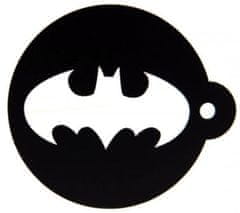 CurePink Keramický cappuccino hrnek Batman: Symbol (objem 630 ml)