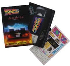 CurePink Poznámkový A5 blok Back To The Future|Návrat do budoucnosti: Great Scott VHS (14,8 x 21 cm)