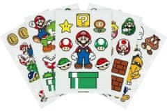 CurePink Samolepky na elektroniku Nintendo: Super Mario set 5 listů 39 kusů (18 x 24 cm)