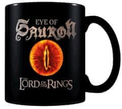 CurePink Proměňovací keramický hrnek The Lord Of The Rings|Pán prstenů: Sauronovo oko (315 ml)