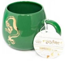CurePink 3D keramický hrnek Harry Potter: Kolej Zmijozel (objem 380 ml)