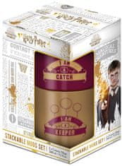 CurePink Keramické hrnky Harry Potter: Catch & Keeper set 2 kusů (280 ml)