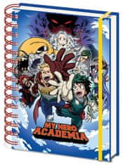 CurePink Poznámkový blok My Hero Academia: Dosáhnout na to (A5 16 x 21 cm)