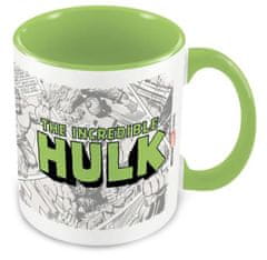 CurePink Keramický hrnek Marvel: Neuvěřitelný Hulk (objem 325 ml)