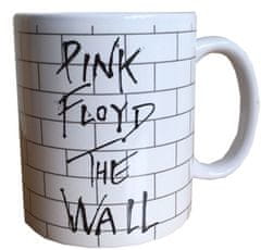 CurePink Bílý keramický hrnek Pink Floyd: The Wall (objem 315 ml)