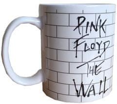 CurePink Bílý keramický hrnek Pink Floyd: The Wall (objem 315 ml)