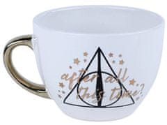 CurePink Keramický cappuccino hrnek Harry Potter: Vždy tématické (objem 630 ml)