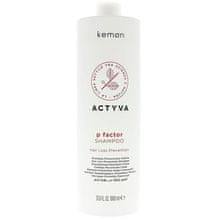 Kemon Kemon - Actyva P Factor Shampoo - Vyživující šampon pro řídnoucí vlasy 1000ml 