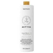 Kemon Kemon - Actyva Equilibrio Shampoo - Čisticí šampon pro rychle se mastící vlasy 1000ml 