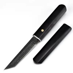 IZMAEL Damaškový outdoorový nůž Onyx-Černá KP31699