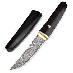 IZMAEL Damaškový outdoorový nůž Odin-Černá KP31700