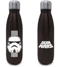 CurePink Nerezová láhev na pití Star Wars|Hvězdné války: Stormtrooper (objem 540 ml)