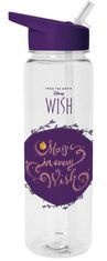 CurePink Plastová láhev na pití Disney|Wish|Přání: Magie v každém přání (objem 700 ml)