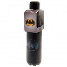 CurePink Nerezová láhev na pití DC Comics|Batman: Who Cares I'm Batman (objem 540 ml)