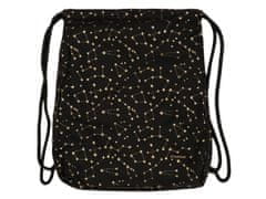 sarcia.eu Stars Black taška na boty, školní taška přes rameno, 46x35,5 cm STARPAK 