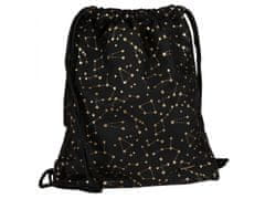 sarcia.eu Stars Black taška na boty, školní taška přes rameno, 46x35,5 cm STARPAK 