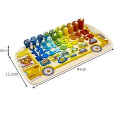 Kruzzel Dřevěné puzzle - třídička 6v1 Kruzzel 22636 