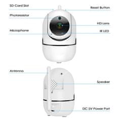 Denver Denver IIC-172 - SMART digitální vnitřní IP kamera s IR LED pro noční použití