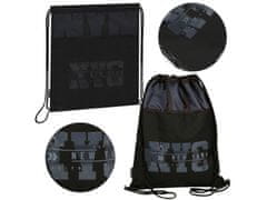 sarcia.eu New York Černá taška na boty, školní taška přes rameno 45x36cm STARPAK 