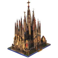 XXXX 3D kovové puzzle Sagrada Familia vyřezávané laserem