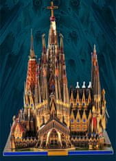 XXXX 3D kovové puzzle Sagrada Familia vyřezávané laserem