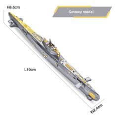 XXXX Kovový 3D model puzzle - Podvodní člun