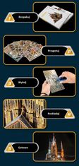 XXXX 3D kovové puzzle Sagrada Familia vyřezávané laserem