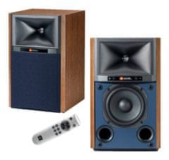 JBL JBL 4305P Walnut Aktivní monitory 2 x 150 W, DAC, streamování, MQA, BT, AirPlay