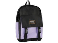 sarcia.eu Fialový a černý batoh pro mládež, školní batoh pro dívku 42x30x14 STARPAK 