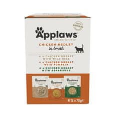 Applaws kapsička Cat Multipack Kuřecí 12x70g