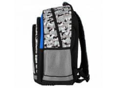 sarcia.eu Pixel Šedý školní batoh pro kluka, prostorný 40x29x20cm STARPAK 