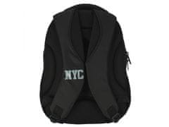 sarcia.eu New York černý batoh pro mládež, batoh pro chlapce 43x35x21cm STARPAK 
