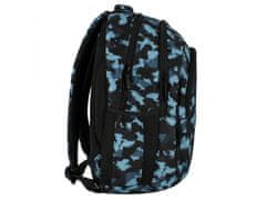 sarcia.eu Modrý camo batoh pro mládež, školní batoh pro kluka 43x35x21cm STARPAK 
