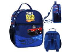 sarcia.eu Hot Wheels Malý školkový batůžek, modrý batoh pro kluka 20x25x9cm STARPAK Uniwersalny